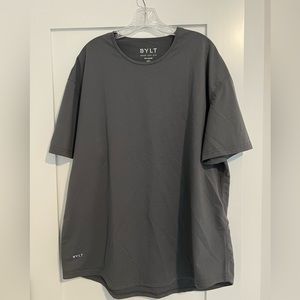 Built Drip Cut T Shirt Grey